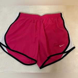 NIKE Girls Light Pink Tempo Dri-Fit Active Running Workout Shorts Size Large